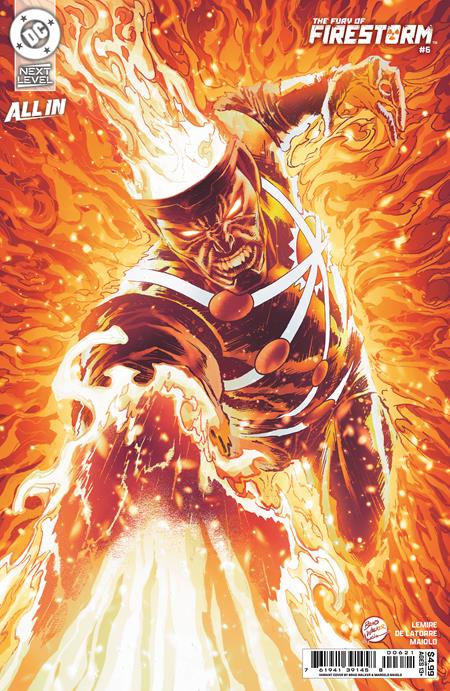 FURY OF FIRESTORM #6 (OF 8) CVR B BRAD WALKER CARD STOCK VAR - PREORDER (FOC 17/8/26) DUE IN STORE 9/9/26 - CHANGE OF COVER ARTIST