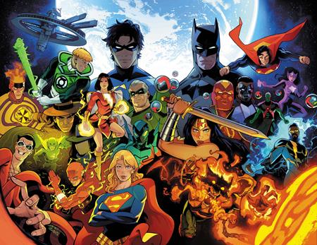 JUSTICE LEAGUE UNLIMITED #25 CVR I RAFAEL PEREZ WRAPAROUND CARD STOCK VAR - PREORDER (FOC 2/11/26) DUE IN STORE 25/11/26