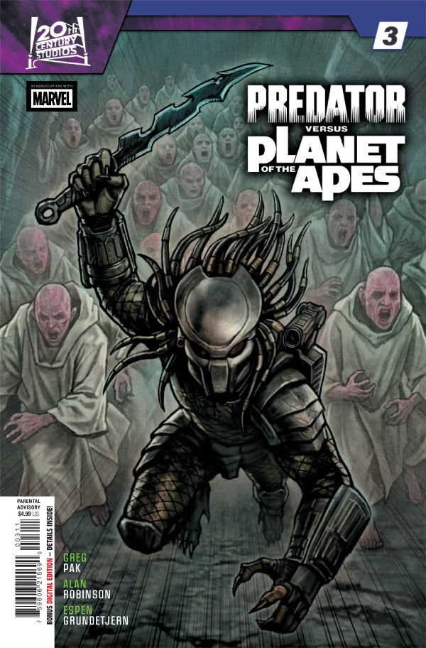 PREDATOR VS THE PLANET OF THE APES #3 CVR A STONEHOUSE