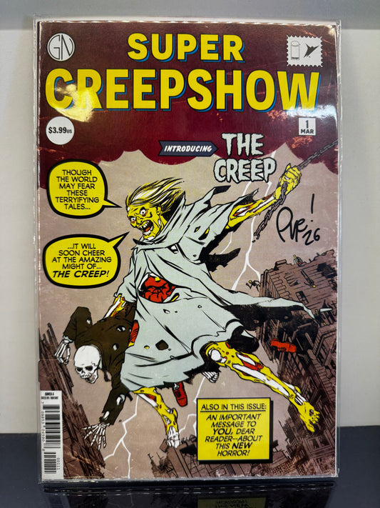 SUPER CREEPSHOW #1 (OF 5) CVR A PYE PARR (MR) - Signed By Cover Artist Pye Parr