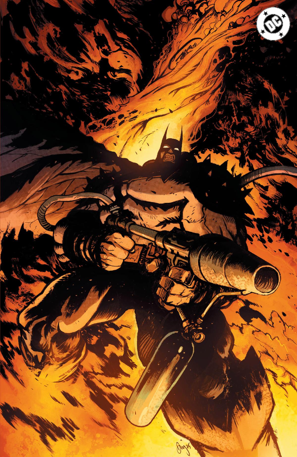 Absolute Batman 2025 Annual #1 (One Shot) 2nd Printing Cover D Daniel Warren Johnson FlamethrowerFoil Variant - DUE 21/1/26