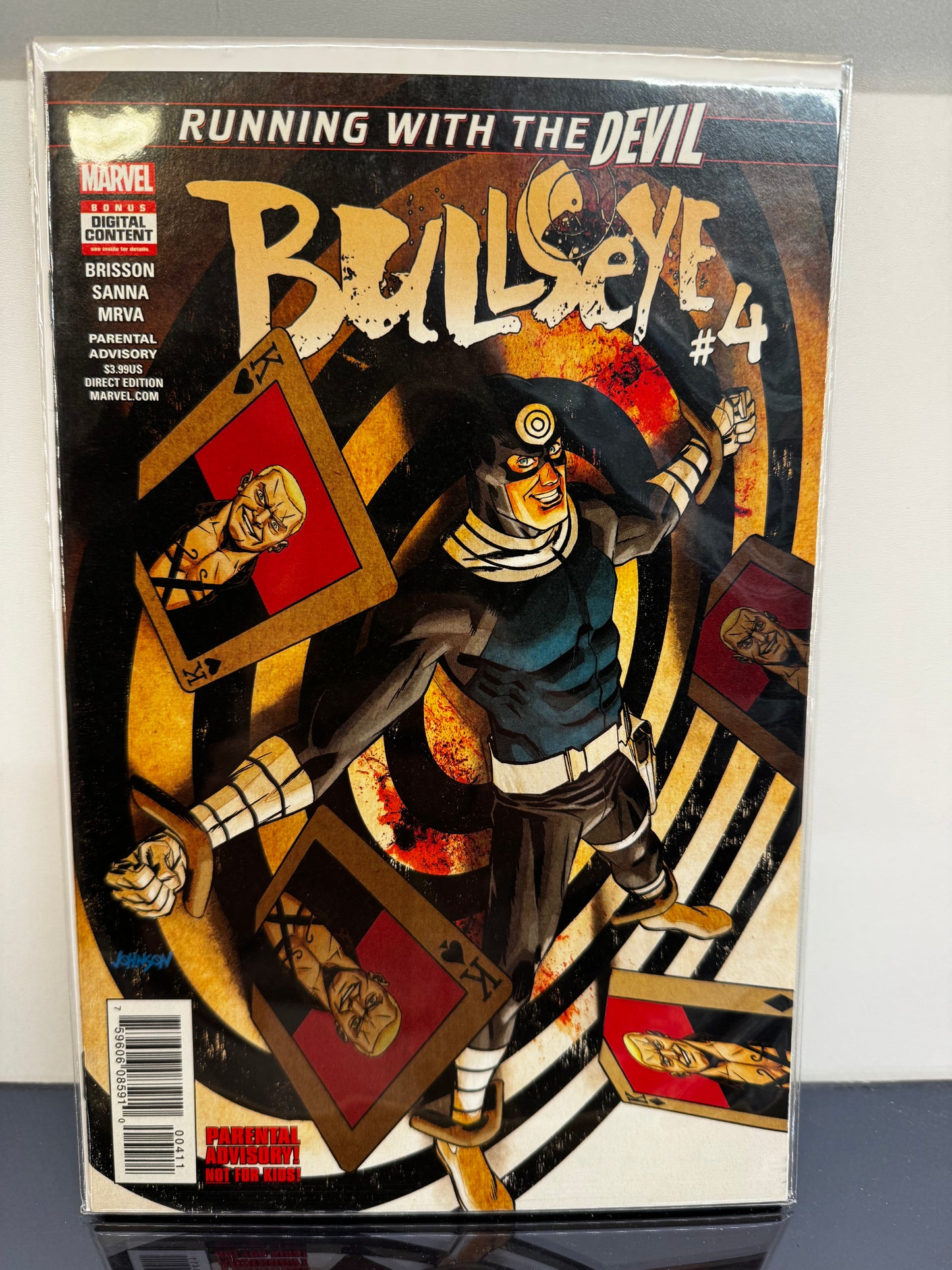 BULLSEYE #1,2,3,4,5 FULL SET ALL COVERS BY DAVE JOHNSON