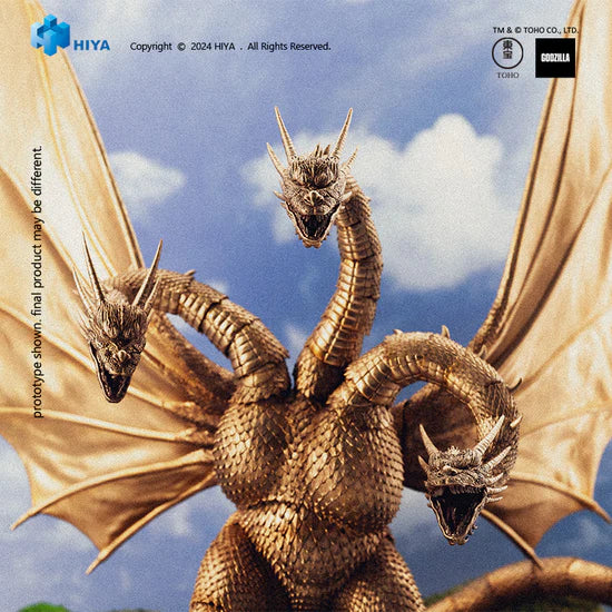 HIYA Exquisite Basic Series None Scale 10 Inch Godzilla vs. King Ghidorah King Ghidorah Action Figure
