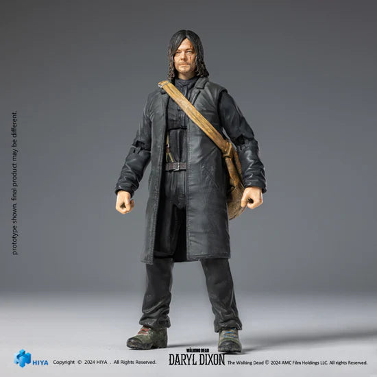 HIYA Exquisite Mini Series 1/18 Scale 4 Inch The Walking Dead Daryl Dixon Action Figure - PREORDER Q3 24