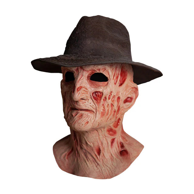 A NIGHTMARE ON ELM STREET 4: THE DREAM MASTER - DELUXE FREDDY KRUEGER MASK WITH FEDORA HAT