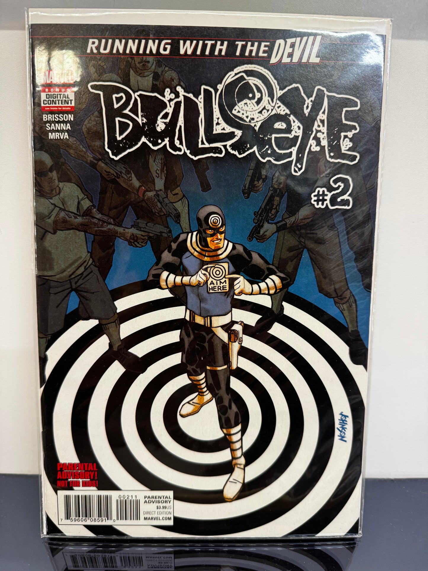 BULLSEYE #1,2,3,4,5 FULL SET ALL COVERS BY DAVE JOHNSON