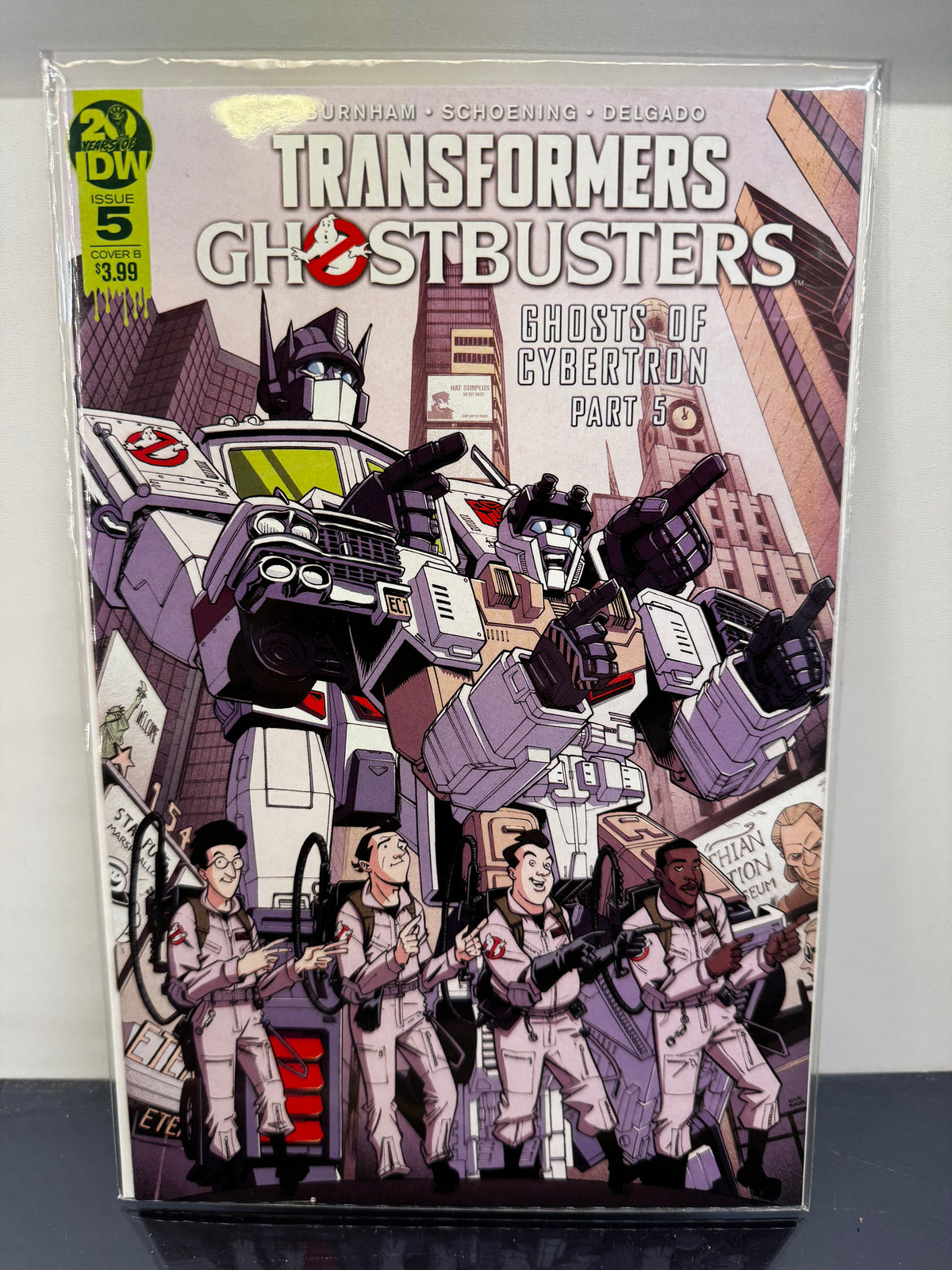 TRANSFORMERS GHOSTBUSTERS #1,2,3,4,5 CVR B SET