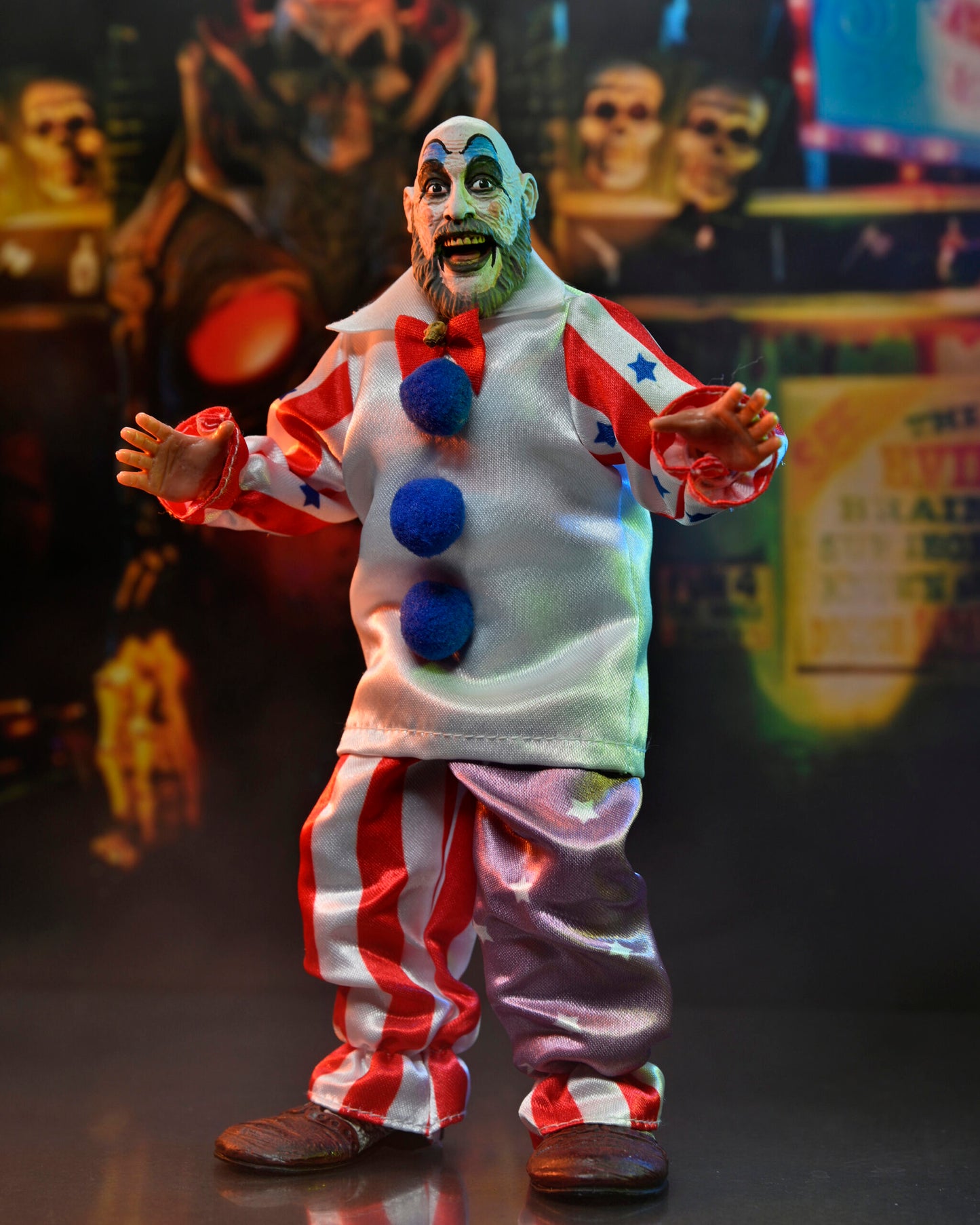 House of 1000 Corpses – 20th Anniversary 8” Clothed Action Figure – Captain Spaulding