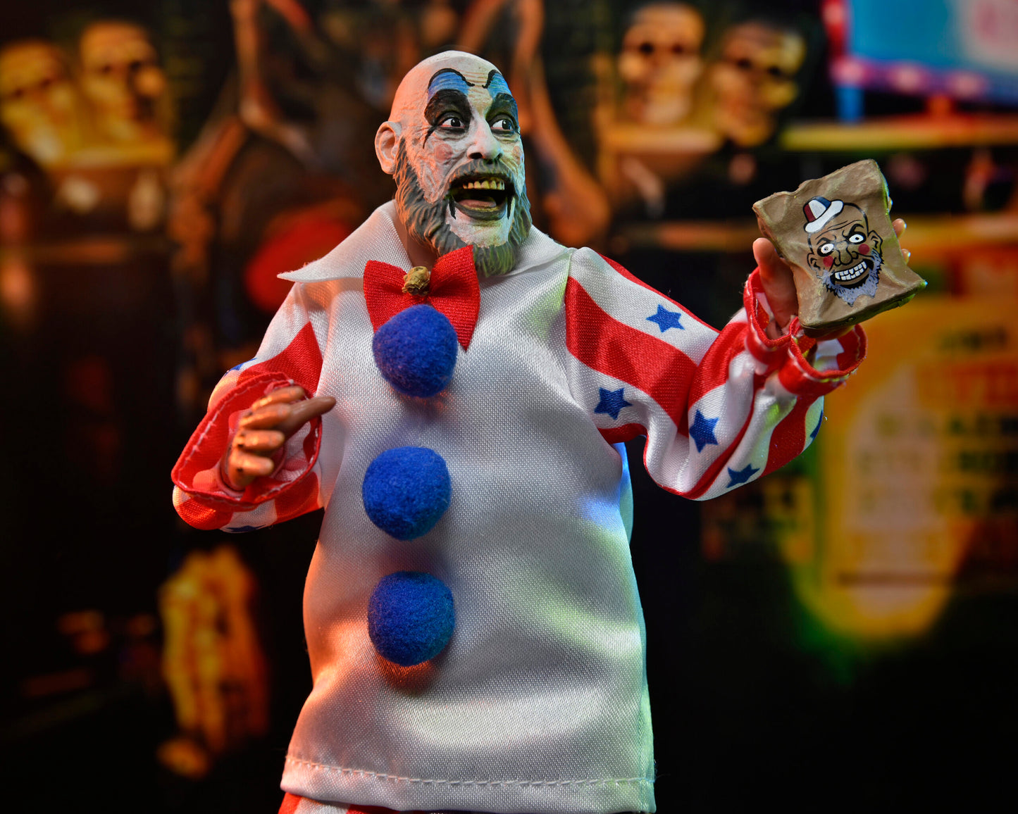 House of 1000 Corpses – 20th Anniversary 8” Clothed Action Figure – Captain Spaulding