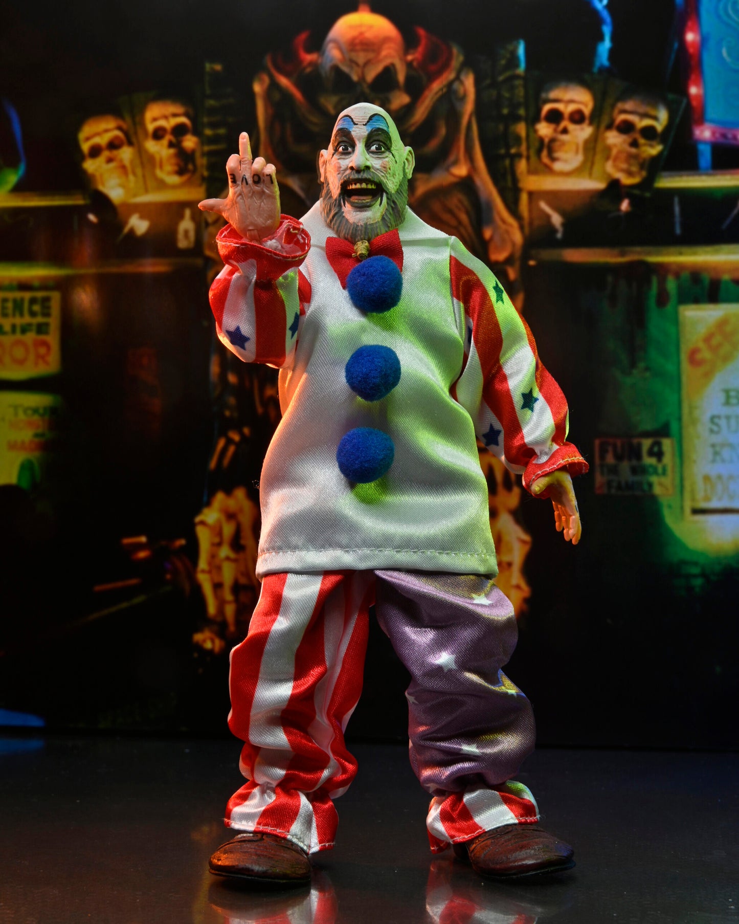 House of 1000 Corpses – 20th Anniversary 8” Clothed Action Figure – Captain Spaulding