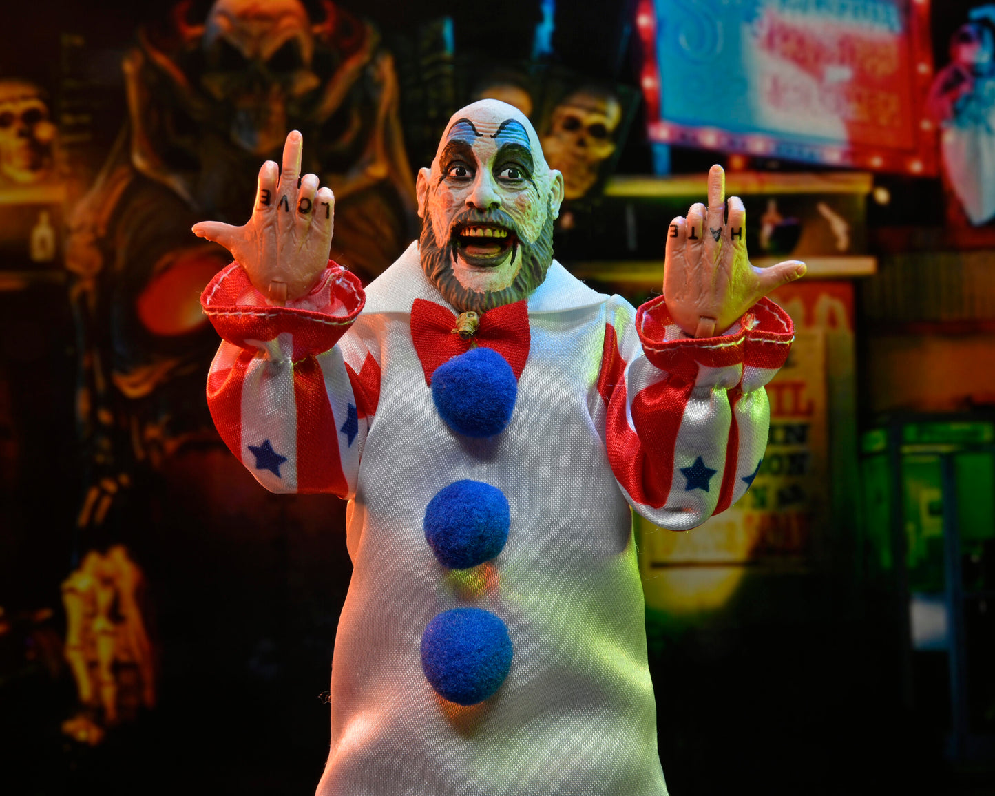 House of 1000 Corpses – 20th Anniversary 8” Clothed Action Figure – Captain Spaulding