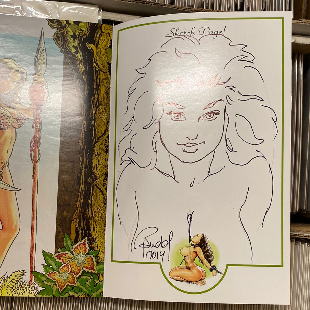 CAVEWOMAN 20th Anniversary Convention Book Signed & Sketched