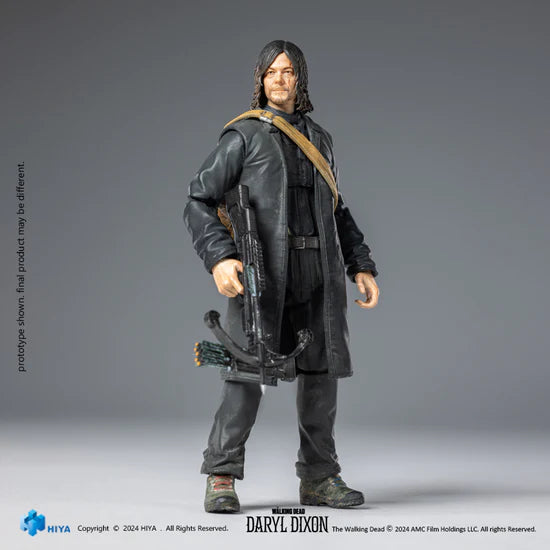 HIYA Exquisite Mini Series 1/18 Scale 4 Inch The Walking Dead Daryl Dixon Action Figure - PREORDER Q3 24