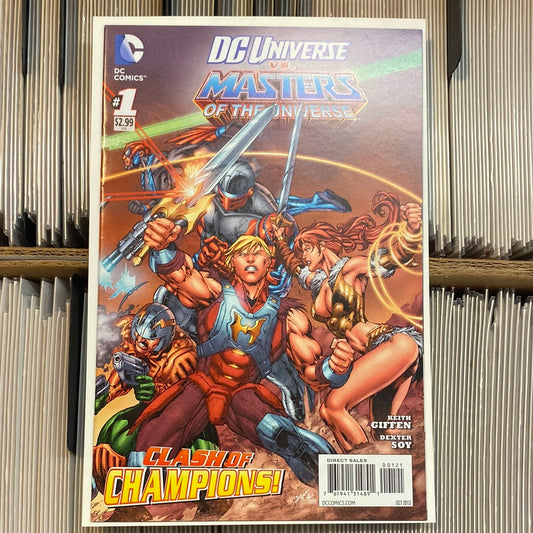 DC UNIVERSE VS MASTERS OF THE UNIVERSE #1 CVR B ED BENES