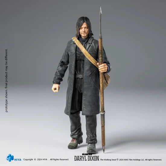 HIYA Exquisite Mini Series 1/18 Scale 4 Inch The Walking Dead Daryl Dixon Action Figure - PREORDER Q3 24