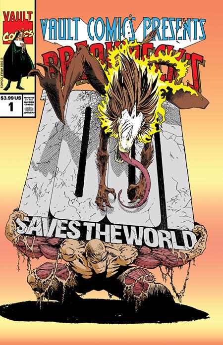 ONE ZERO ZERO ONE SAVES THE WORLD #1 CVR D INC 1:30 ADAM CAHOON VAULT VINTAGE HOMAGE VAR - PREORDER (FOC 5/10/26) DUE IN STORE 4/11/26