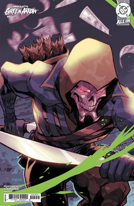 ABSOLUTE GREEN ARROW #5 (OF 6) CVR E INC 1:25 KARL KERSCHL CARD STOCK VAR - PREORDER - (FOC 24/8/26) DUE IN STORE 16/9/26