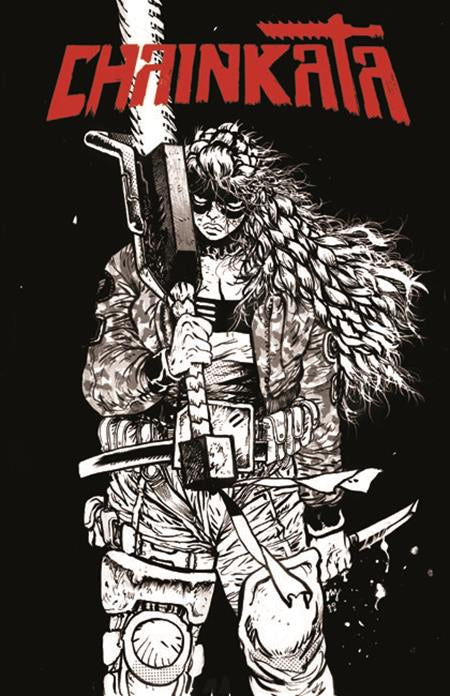 CHAINKATA #1 CVR B DANIEL WARREN JOHNSON B&W VAR - PREORDER FOC 26/10/26  DUE IN STORE 18/11/26