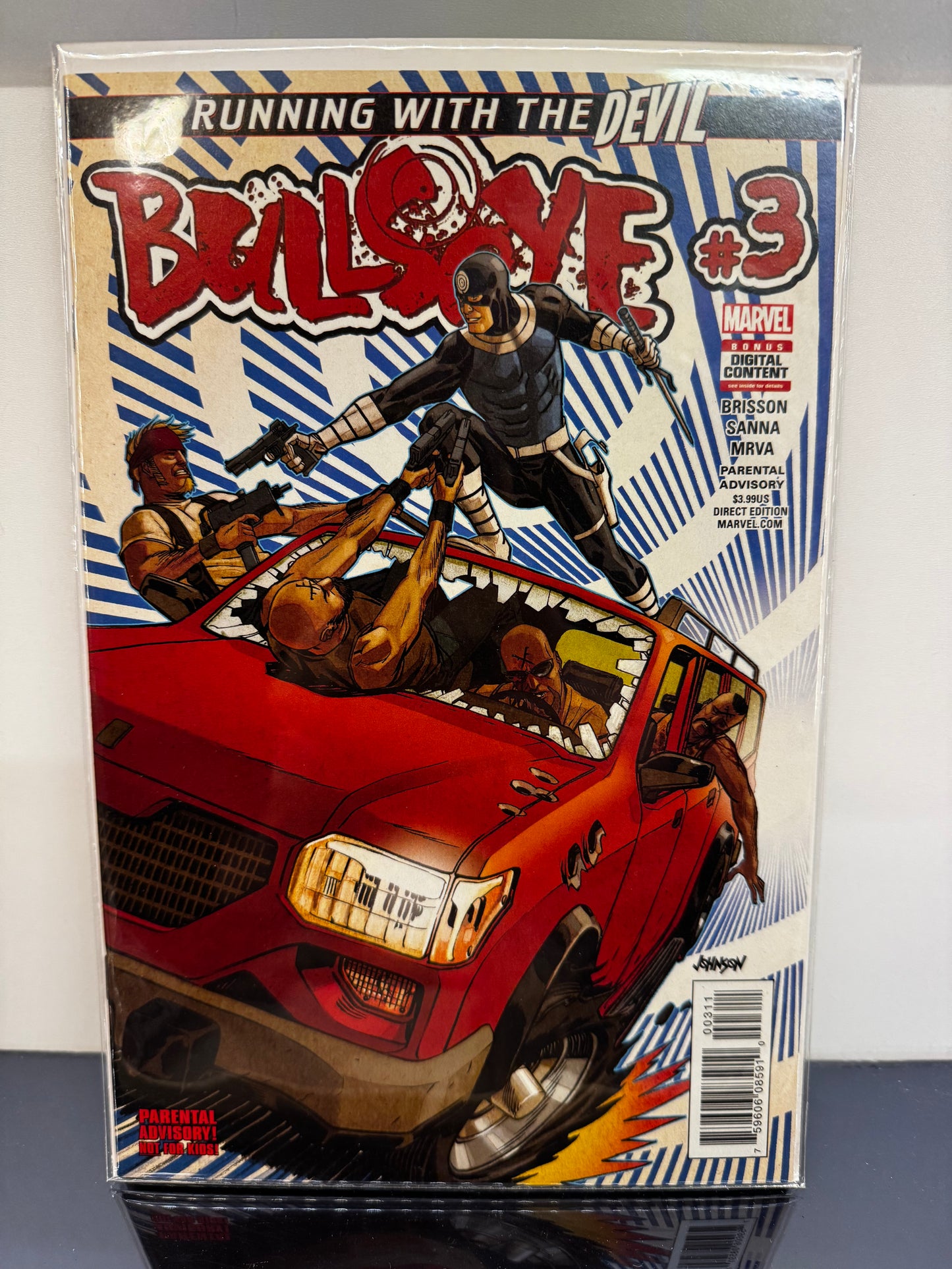 BULLSEYE #1,2,3,4,5 FULL SET ALL COVERS BY DAVE JOHNSON