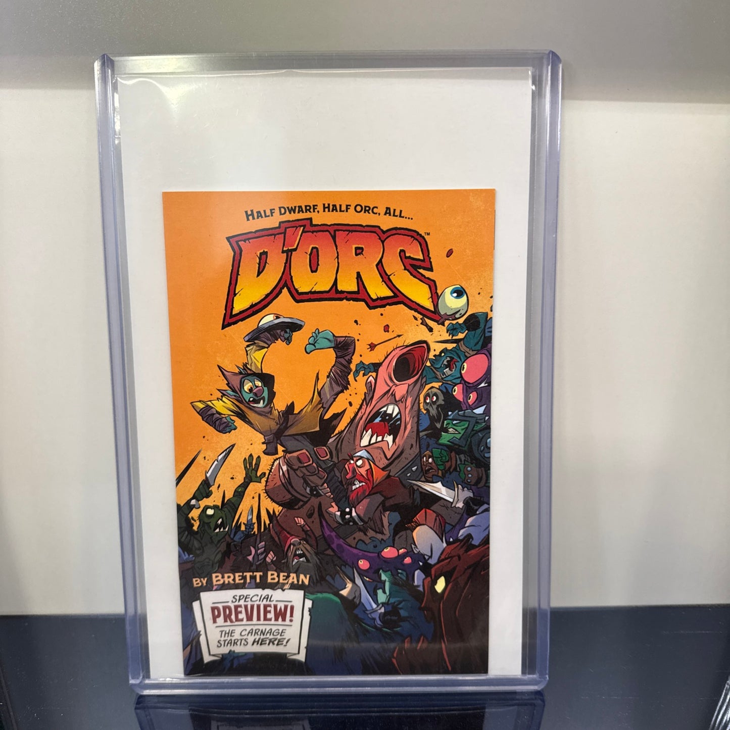 DORC PREVIEW ASHCAN - BRETT BEAN - RED HOT!