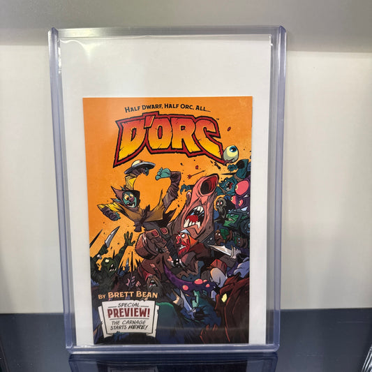 DORC PREVIEW ASHCAN - BRETT BEAN - RED HOT!
