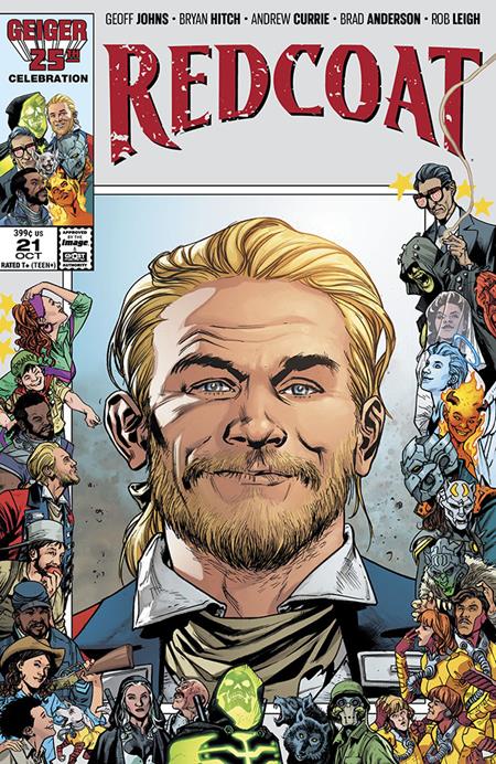 REDCOAT #21 CVR B BRYAN HITCH & BRAD ANDERSON GEIGER #25 ANNIVERSARY VAR - PREORDER (FOC 28/9/26) DUE IN STORE 21/10/26