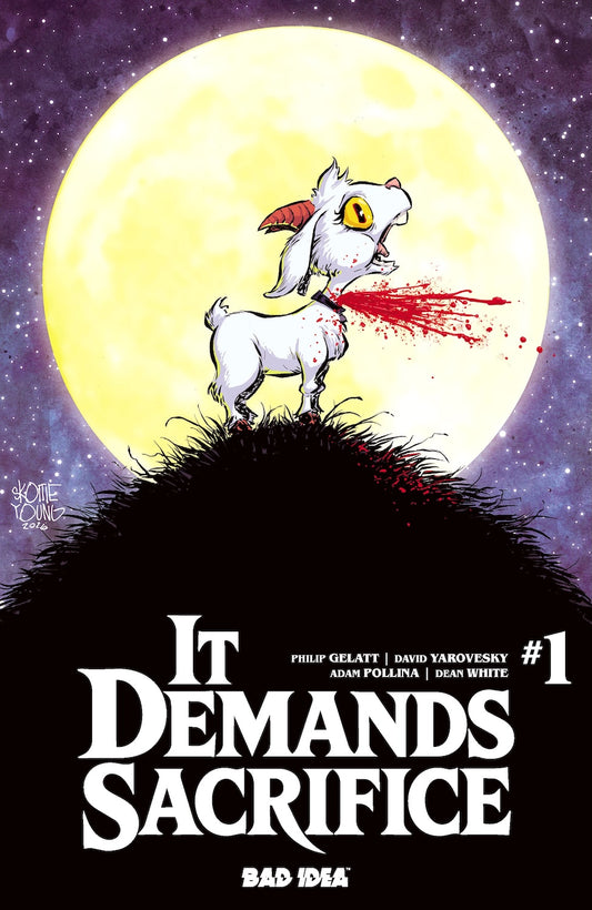 IT DEMANDS SACRIFICE #1 (OF 4) CVR D SKOTTIE YOUNG FOIL VAR - PREORDER (FOC 7/9/26) DUE IN STORE 7/10/26