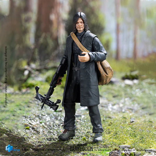 HIYA Exquisite Mini Series 1/18 Scale 4 Inch The Walking Dead Daryl Dixon Action Figure - PREORDER Q3 24