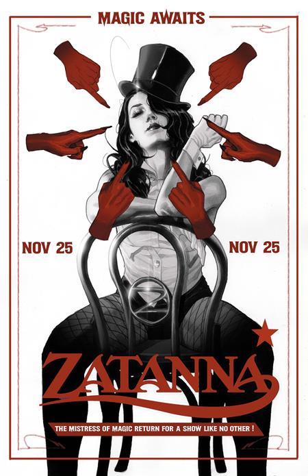 ZATANNA (2026) #8 CVR B JOSHUA SWAY SWABY CARD STOCK VAR - PREORDER (FOC 2/11/26) DUE IN STORE 25/11/26