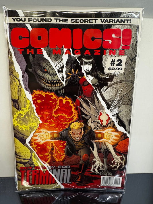 Comics! The Magazine #2 Terminal Secret Variant cover