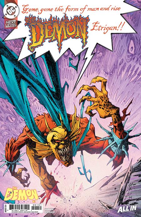DEMON #1 CVR G INC 1:25 JOHN MCCREA CARD STOCK VAR - PREORDER (FOC 14/9/26) DUE IN STORE 7/10/26