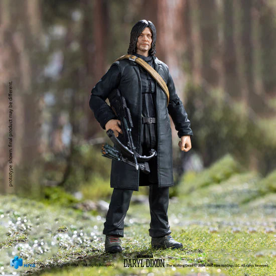 HIYA Exquisite Mini Series 1/18 Scale 4 Inch The Walking Dead Daryl Dixon Action Figure - PREORDER Q3 24