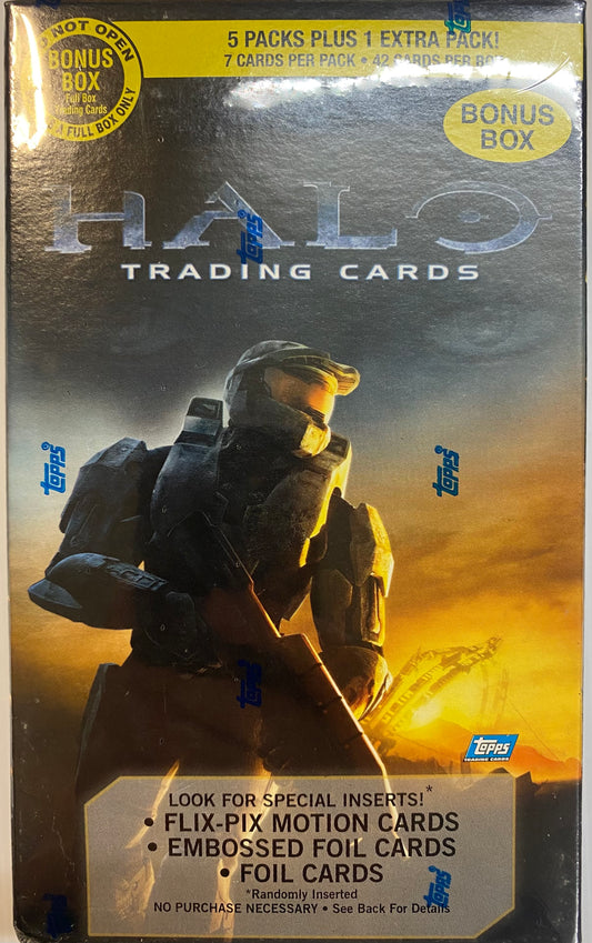 Halo Trading Cards Bonus Box 2007 very rare.