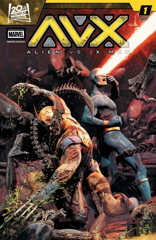 ALIENS VS X-MEN #1 CVR E BJORN BARENDS VAR