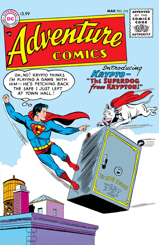 ADVENTURE COMICS #210 FACSIMILE EDITION - PRE-ORDER ETA 18/6/25 - KRYPTO'S GOLDEN BISCUIT SWEEPSTAKES