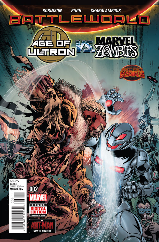 AGE OF ULTRON VS MARVEL ZOMBIES #2 (OF 4) SECRET WARS BATTLEWORLD