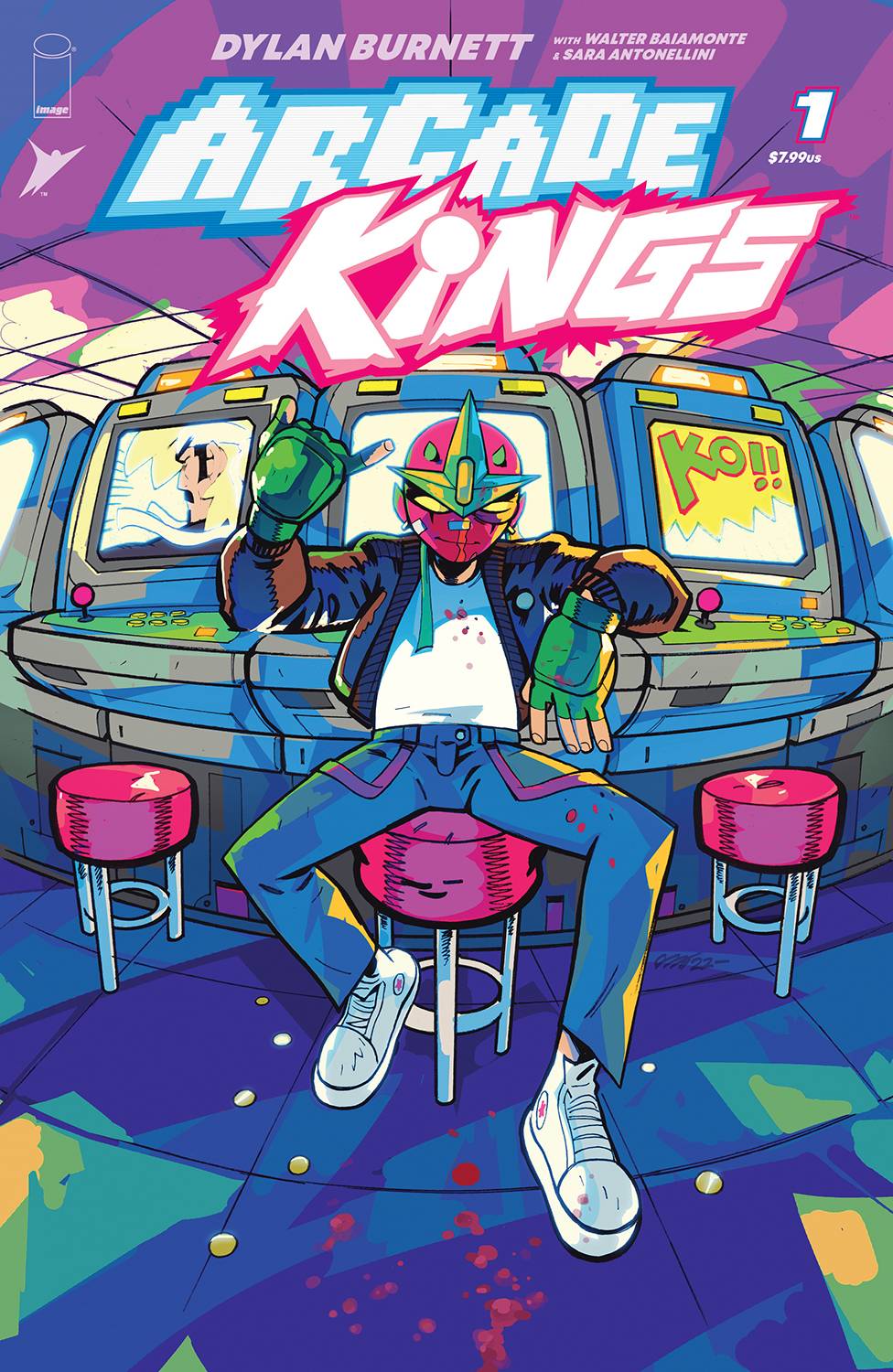 ARCADE KINGS #1 (OF 5) CVR A BURNETT