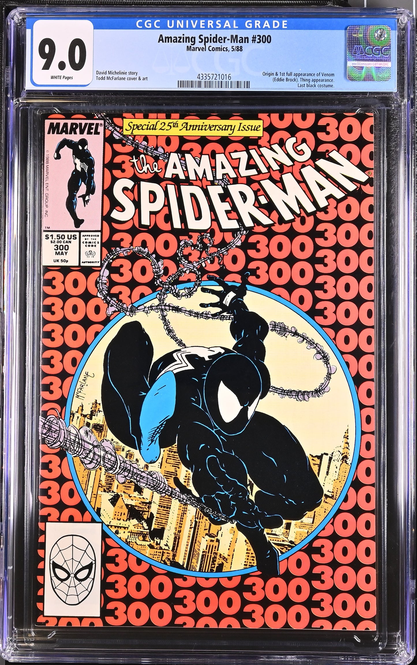 AMAZING SPIDER-MAN #300 CGC 9.0