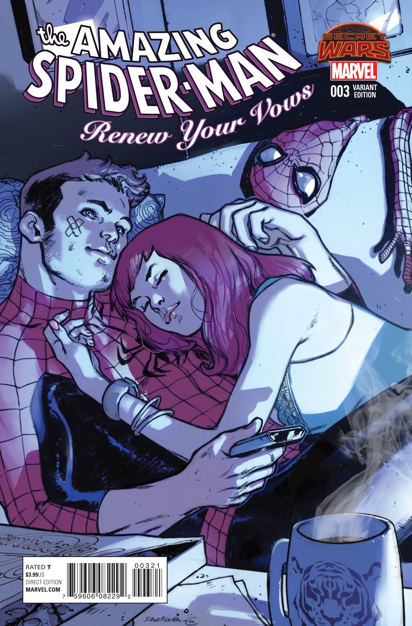 AMAZING SPIDER-MAN RENEW YOUR VOWS #3 25 COPY INC SARA PICHELLI VAR