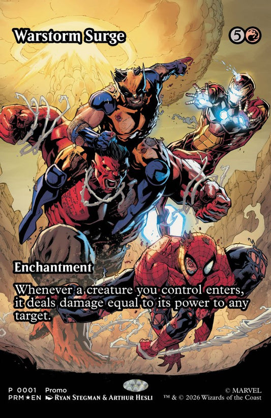 AVENGERS ARMAGEDDON #1 CVR D RYAN STRGMAN MAGIC THE GATHERING VAR (POLYBAGED W/CARD)