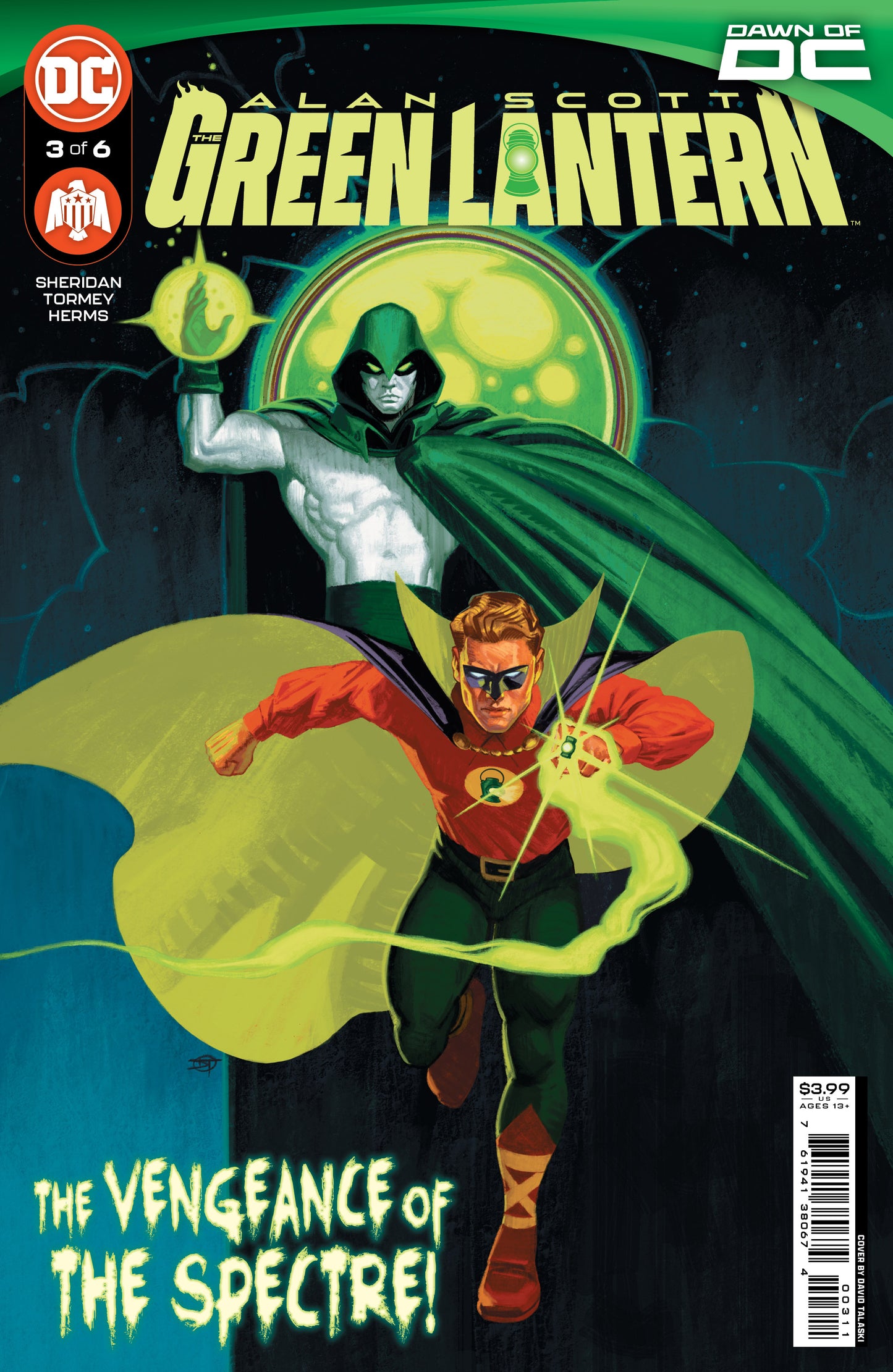 ALAN SCOTT THE GREEN LANTERN #3 (OF 6) CVR A DAVID TALASKI