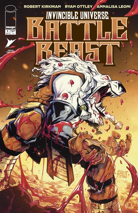 INVINCIBLE UNIVERSE BATTLE BEAST #1 10TH PTG CVR C BRETT BEAN VAR - PREORDER (FOC 14/9/26) DUE IN STORE 14/10/26