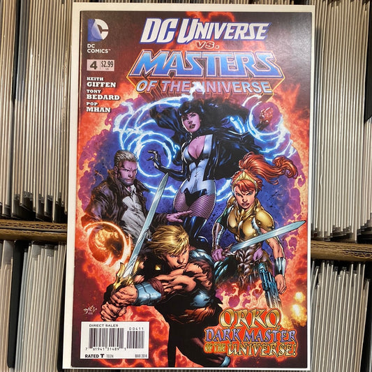 DC UNIVERSE VS MASTERS OF THE UNIVERSE #4 CVR A ED BENES