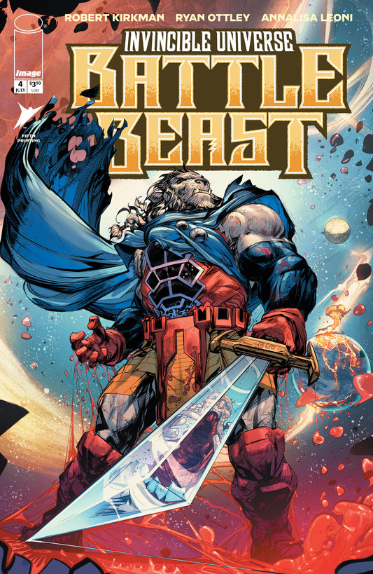INVINCIBLE UNIVERSE BATTLE BEAST #4 5TH PTG HOWARD PORTER VAR - PREORDER - (FOC 22/6/26) DUE IN STORE 15/8/26