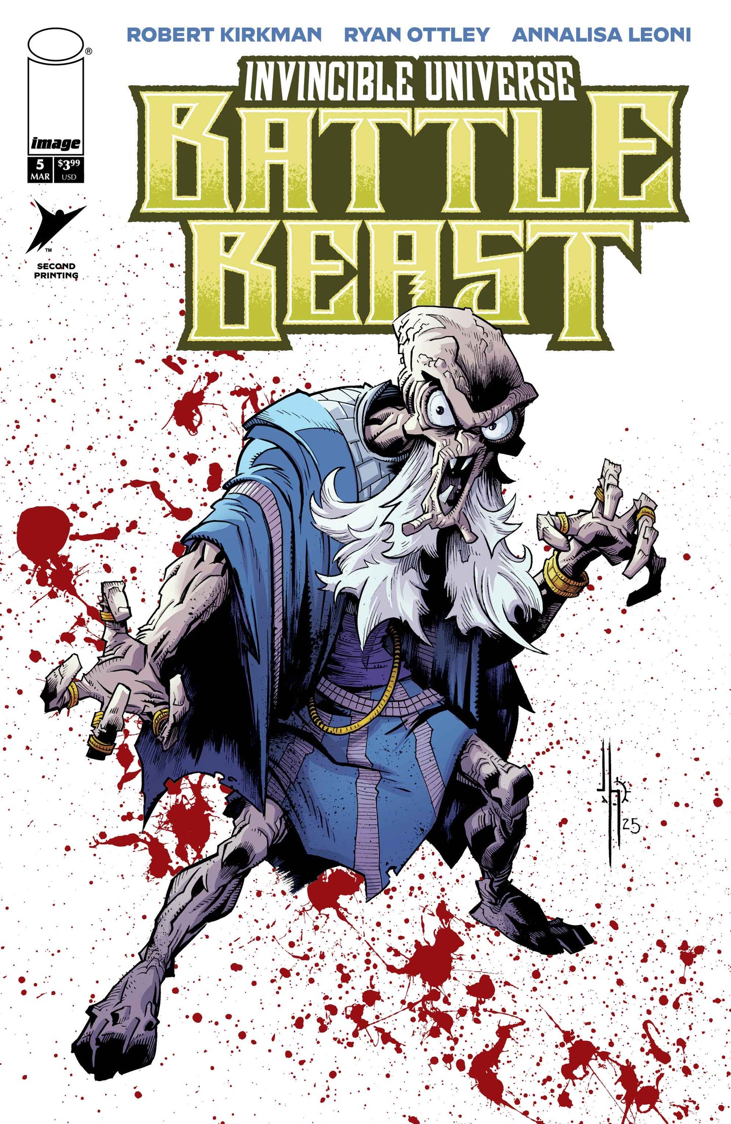 INVINCIBLE UNIVERSE BATTLE BEAST #5 2ND PTG - DUE 18/3/26