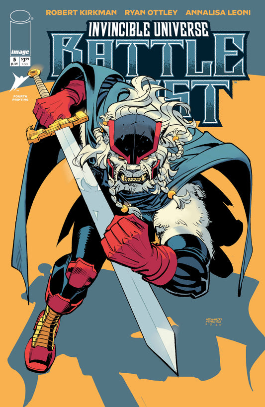 INVINCIBLE UNIVERSE BATTLE BEAST #5 4TH PTG LEONARDO ROMERO VAR - PREORDER - (FOC 22/6/26) DUE IN STORE 15/8/26