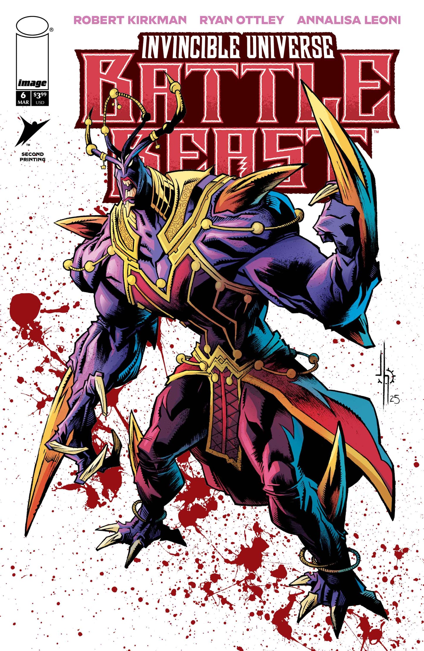 INVINCIBLE UNIVERSE BATTLE BEAST #6 2ND PTG - DUE 18/3/26