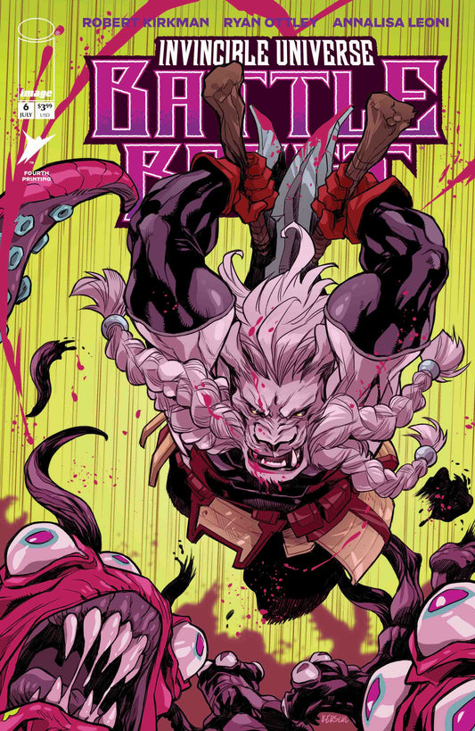 INVINCIBLE UNIVERSE BATTLE BEAST #6 4TH PTG KARL KERSCHEL VAR - PREORDER - (FOC 22/6/26) DUE IN STORE 15/8/26