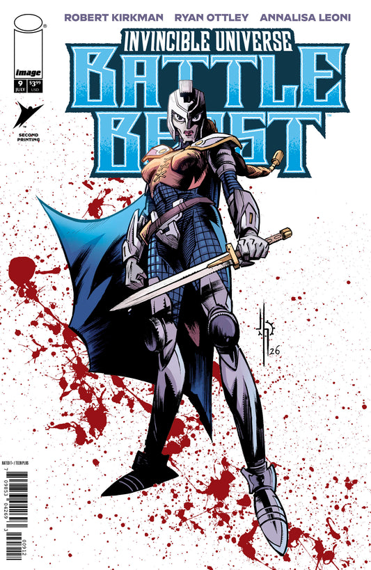 INVINCIBLE UNIVERSE BATTLE BEAST #9 2ND PTG JASON HOWARD VAR - PREORDER - (FOC 22/6/26) DUE IN STORE 15/8/26