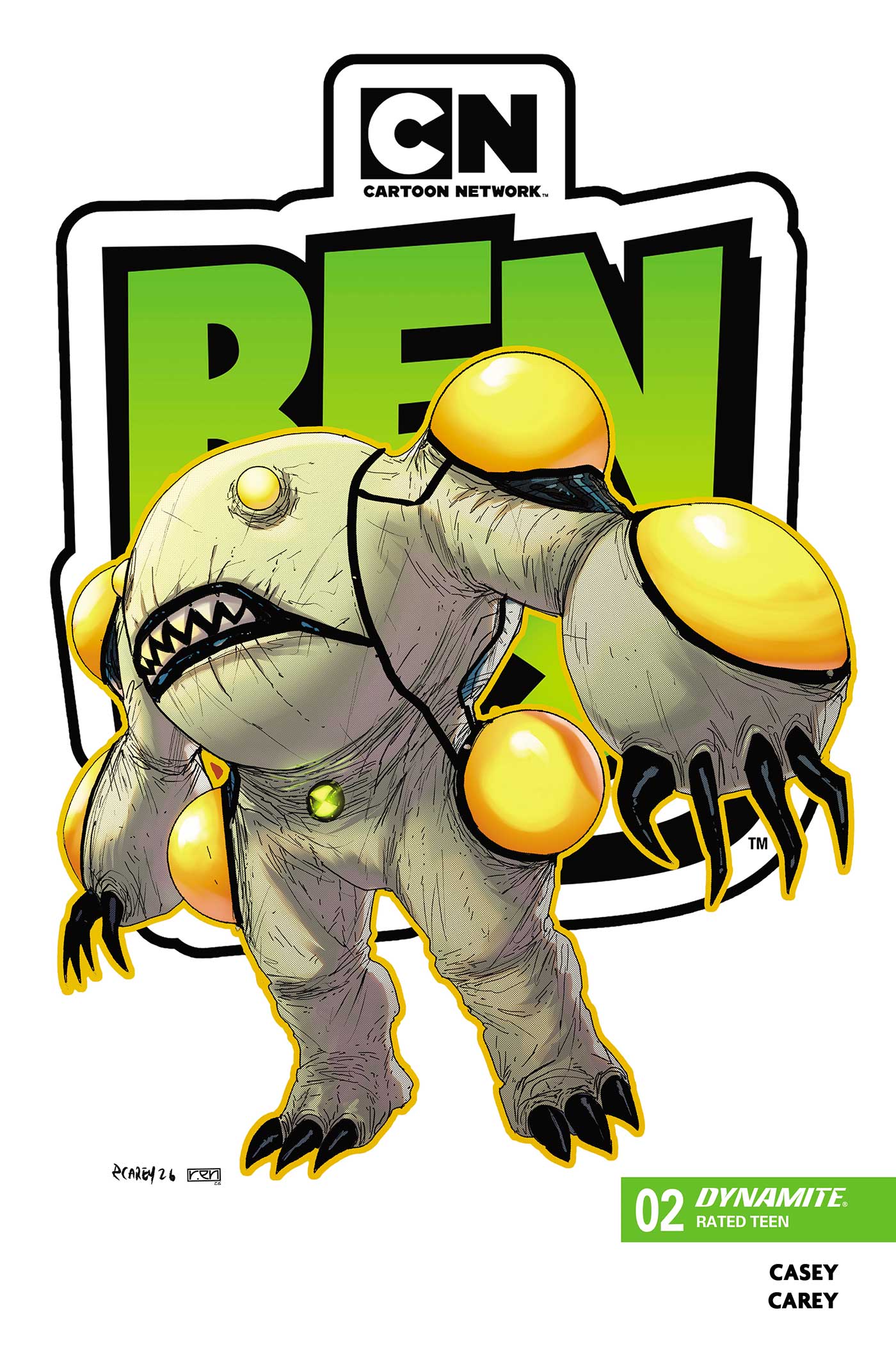 BEN 10 #2 2ND PTG CVR A ROBERT CAREY  - PREORDER (FOC 15/6/26) - DUE IN STOCK 8/7/26